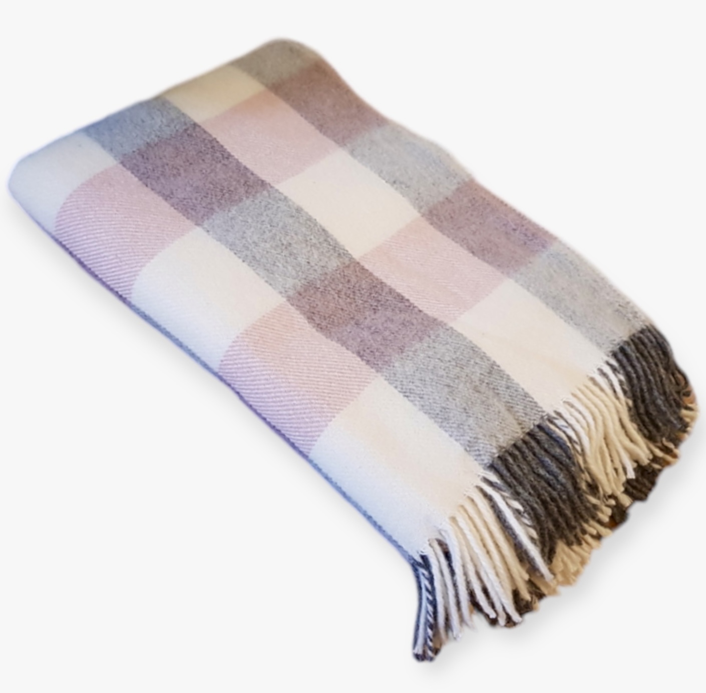 Koc_100%_welna_nowozelandzka_150x200_wzor_szachownica_roz-szary