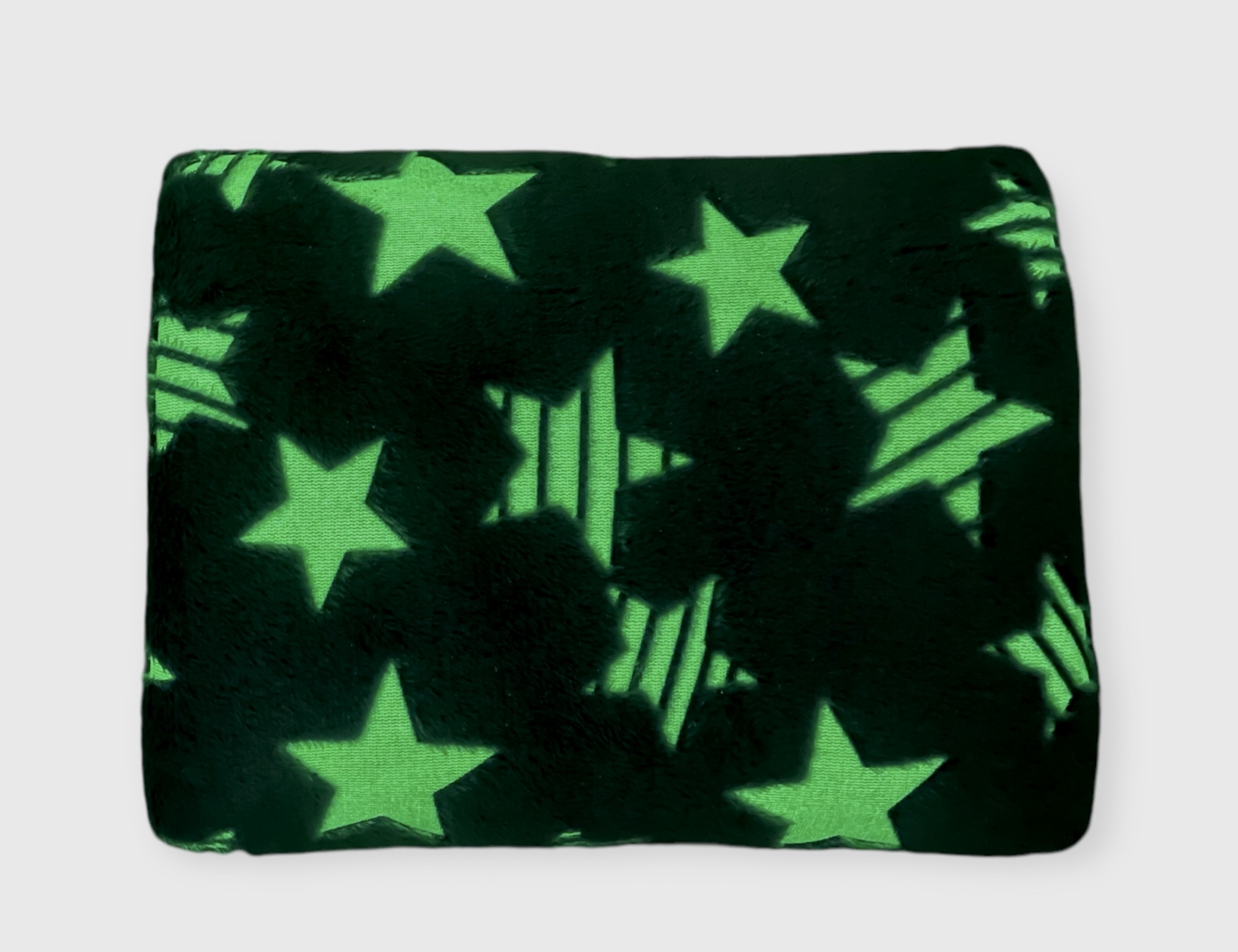 Komplet_Kocyk_Poduszka_Gwiazdy_niebieskie_swiecace_w_ciemnosci