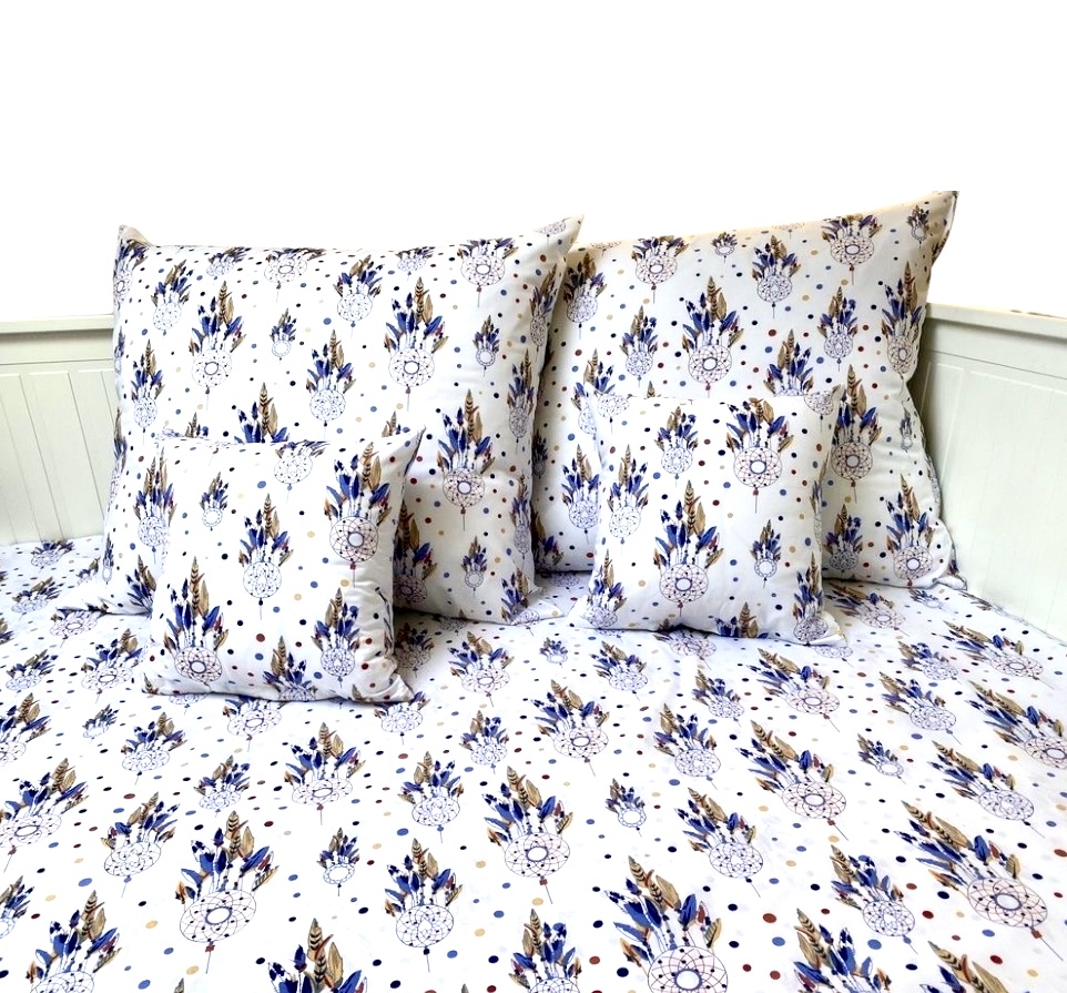 Komplet_poscieli_100%_bawelna_160x200_wzor_lapacze_snow