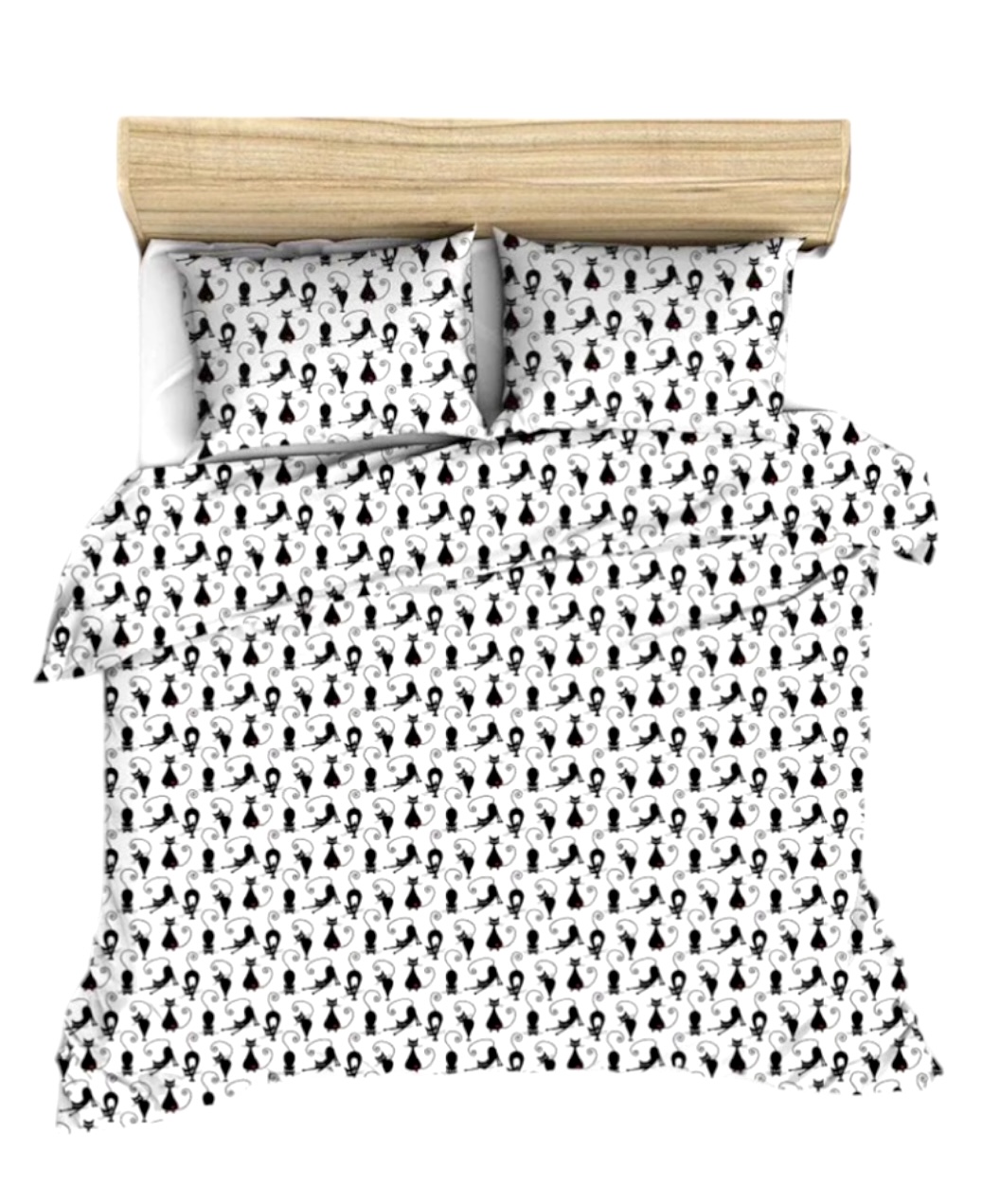 Komplet_poscieli_100%_bawelna_160x200_wzor_Koty_kotki