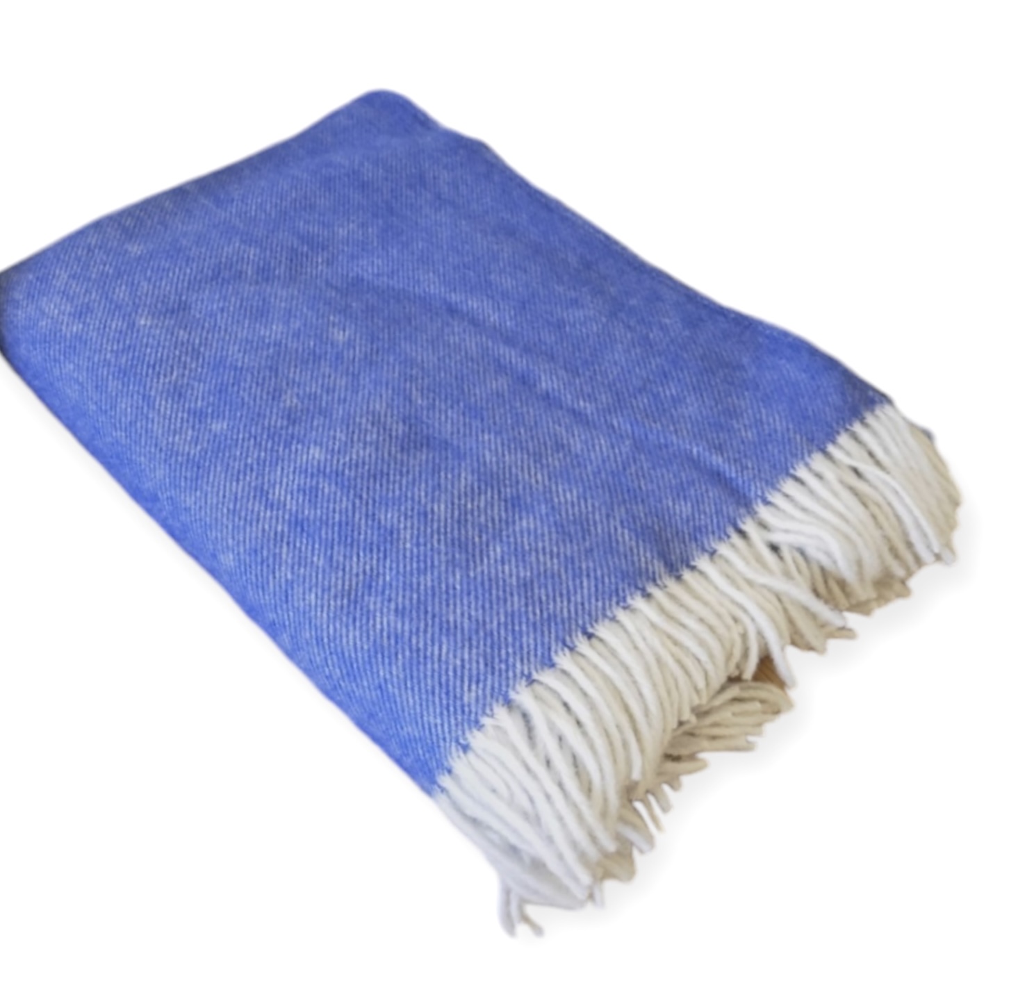 Koc_100%_welna_nowozelandzka_150x200_gladki_niebieski