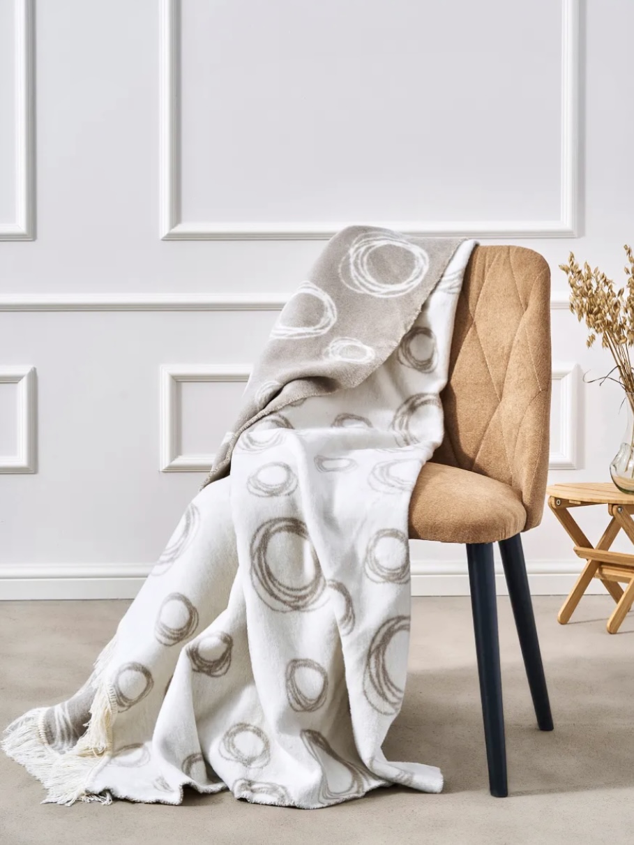 Koc_bawelniany_Cotton_Cloud_150x200_toupe_wzor_Banki_Mydlane