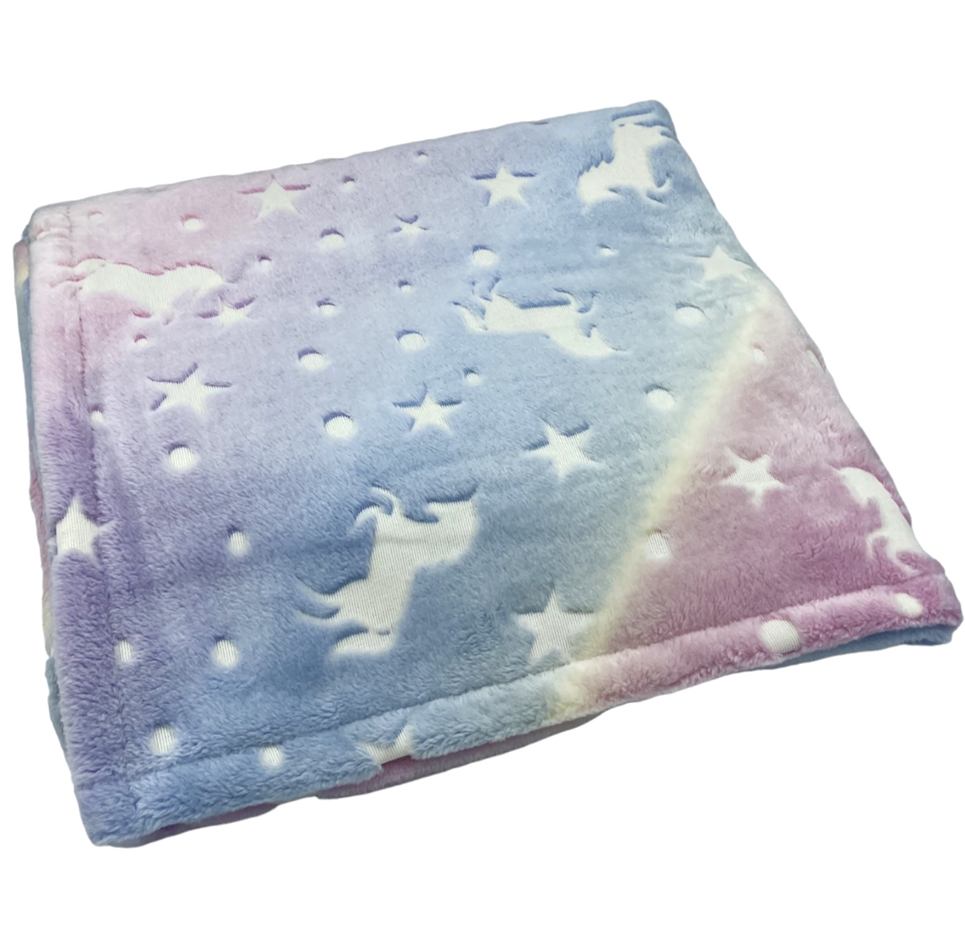 Kocyk_dzieciecy_plusz_Jednorozec_swiecacy_w_ciemnosci