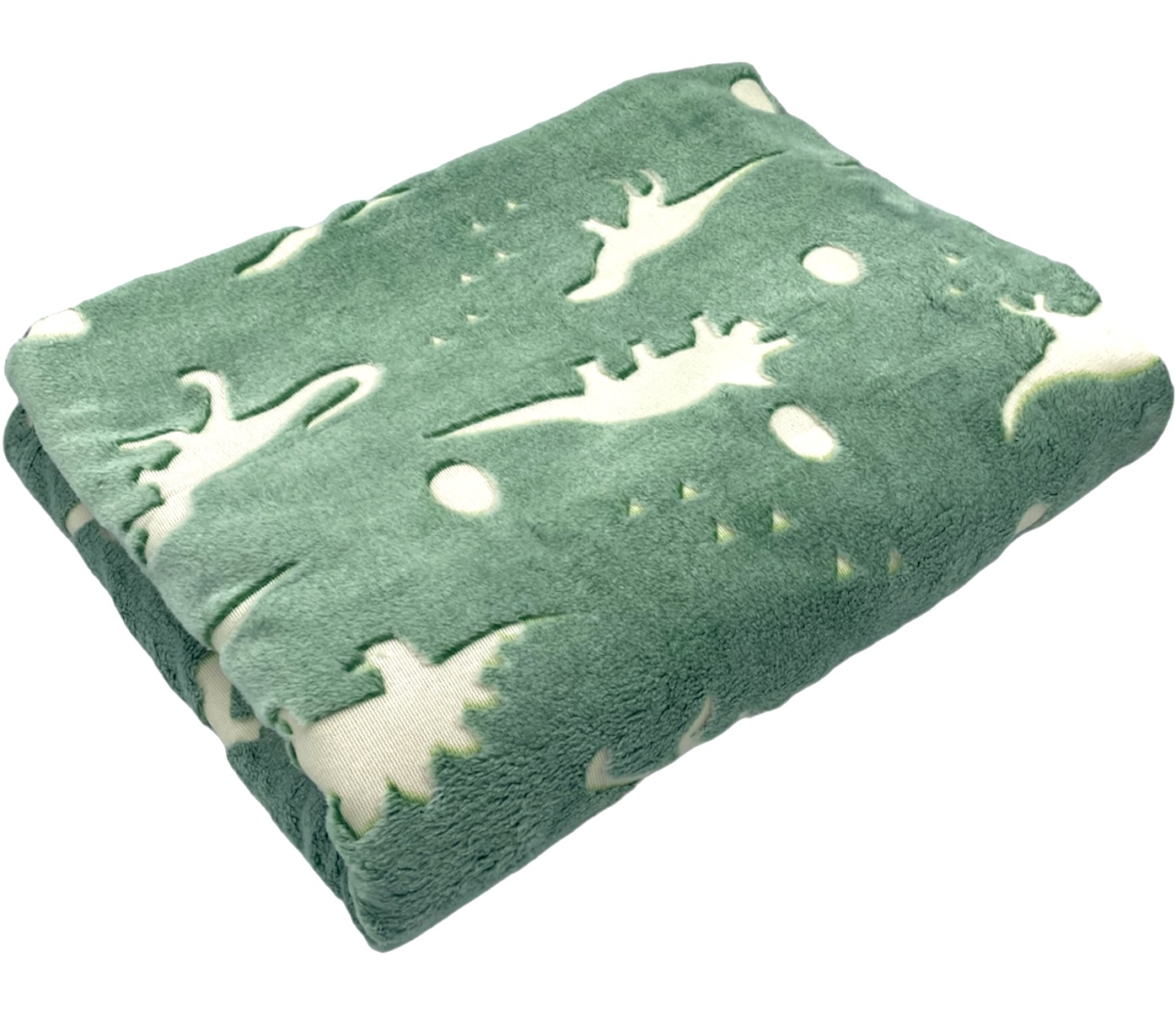 Komplet_Kocyk_Poduszka_Dinozaury_swiecacy_w_ciemnosci