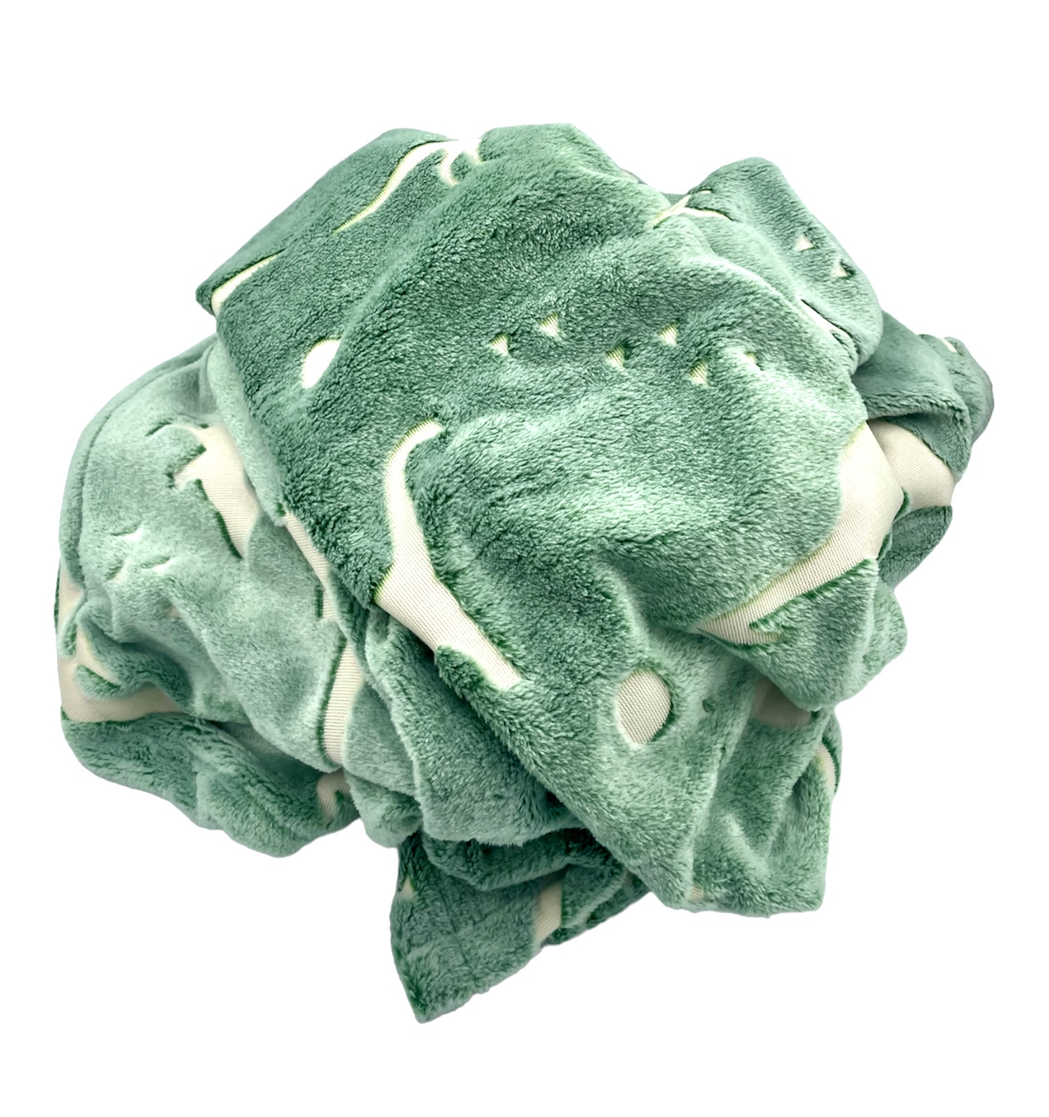 Komplet_Kocyk_Poduszka_Dinozaury_swiecacy_w_ciemnosci