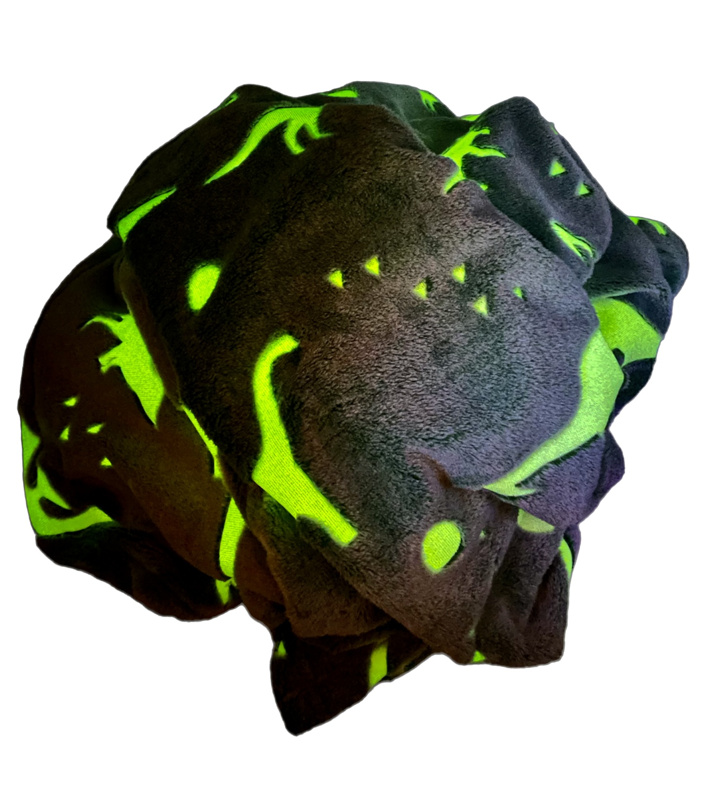 Komplet_Kocyk_Poduszka_Dinozaury_swiecacy_w_ciemnosci