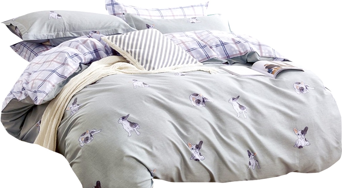 Komplet_poscieli_bawelna_satynowa_wzor_buldozki_ciemna_oliwka