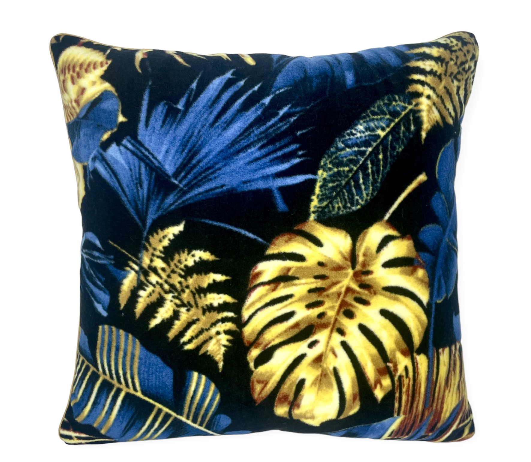 Poduszka_dekoracyjna_Monstera_granatowa