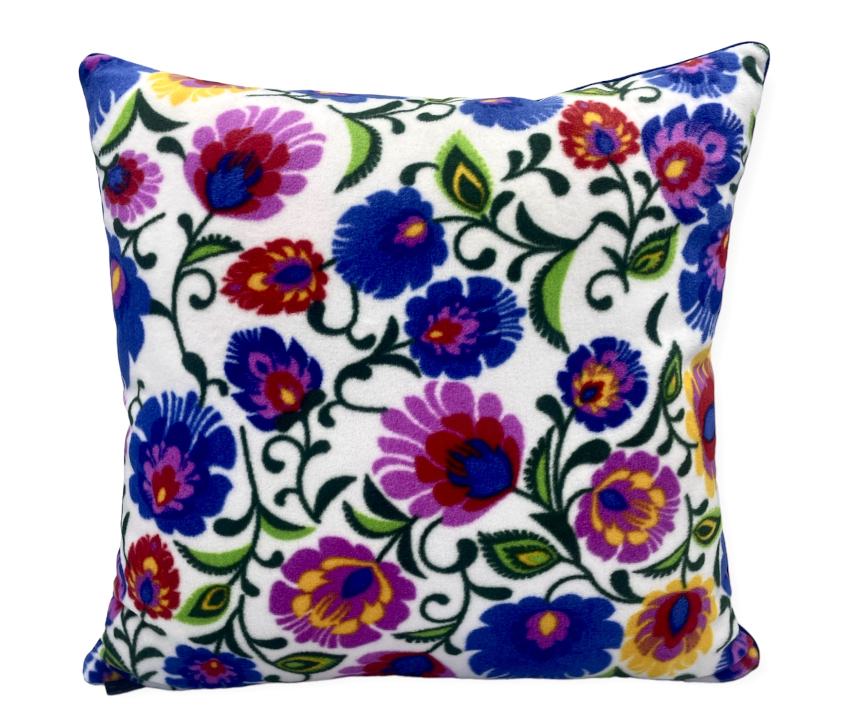 Poduszka_dekoracyjna_wzor_lowicki_bialy