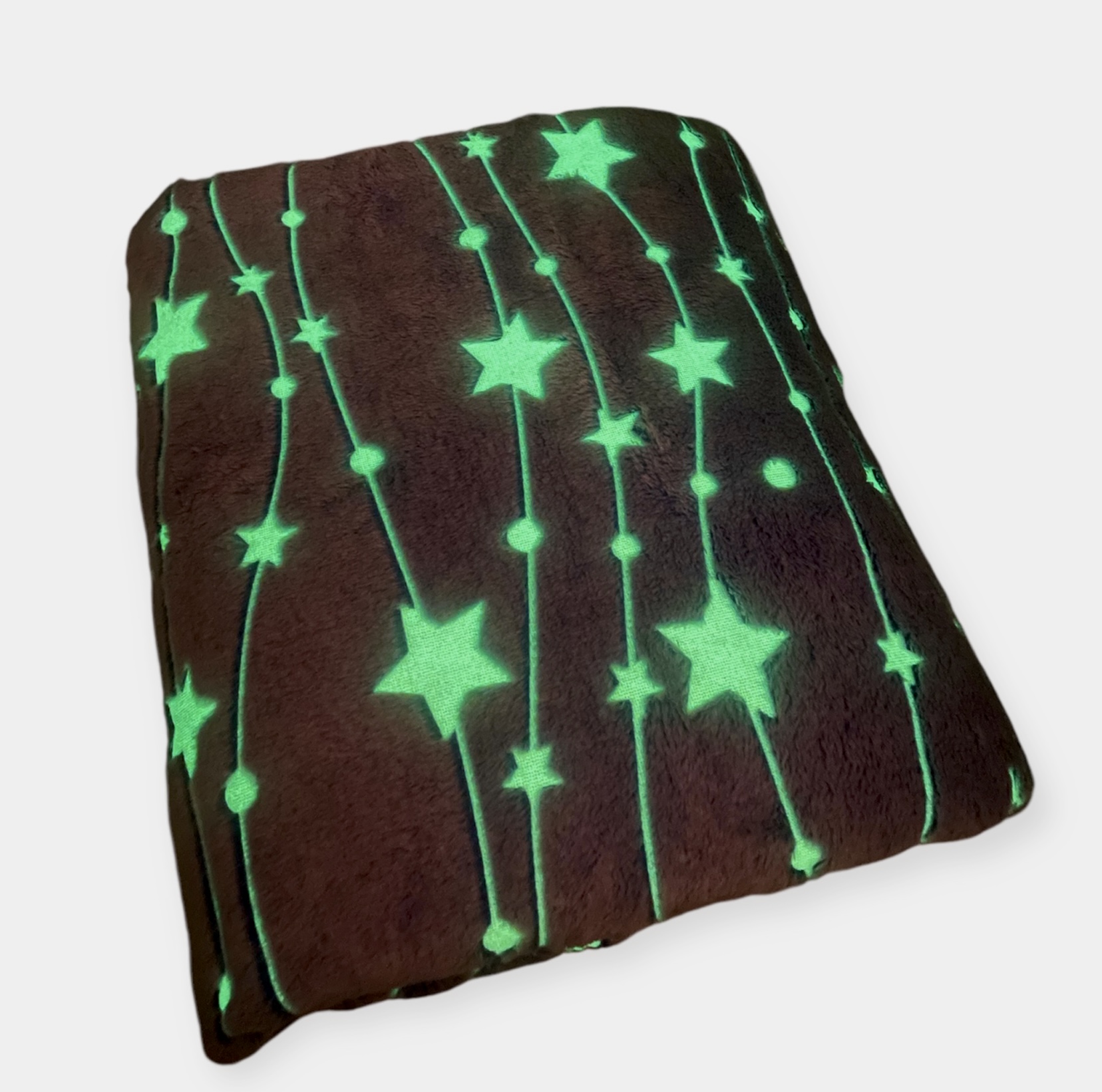 Komplet_Kocyk_Poduszka_Gwiezdna_Kurtyna_niebieska_swiecacy