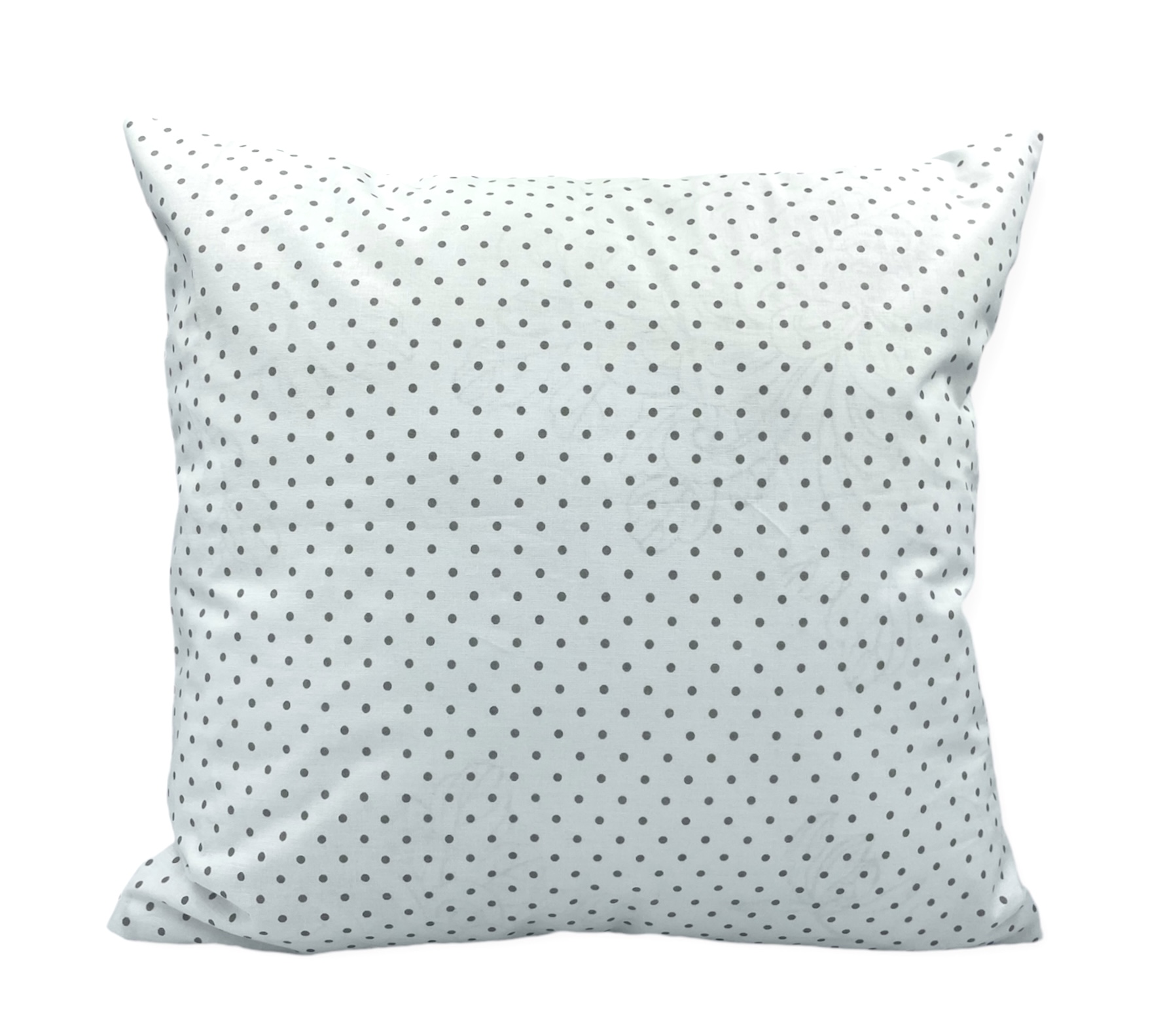 Poszewka_100%_bawelny_wzor_szare_kropki_na_bialym