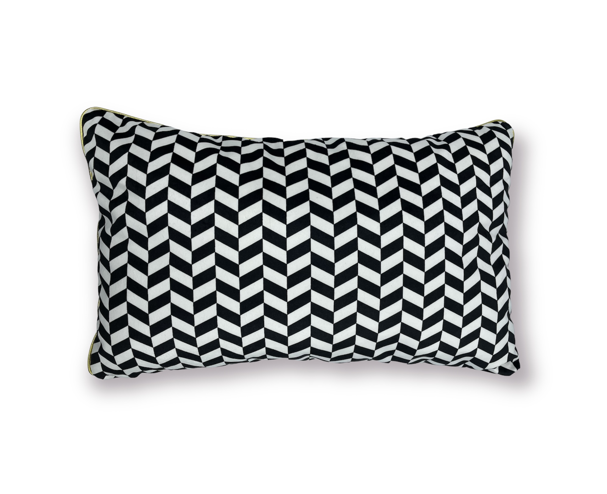 Poduszka_dekoracyjna_Chic_velvet_czarno-bialy_30x50