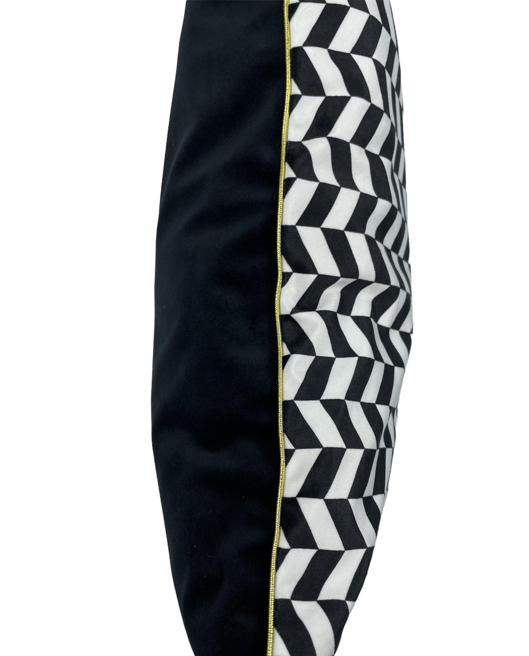 Poduszka_dekoracyjna_Chic_velvet_czarno-bialy_30x50