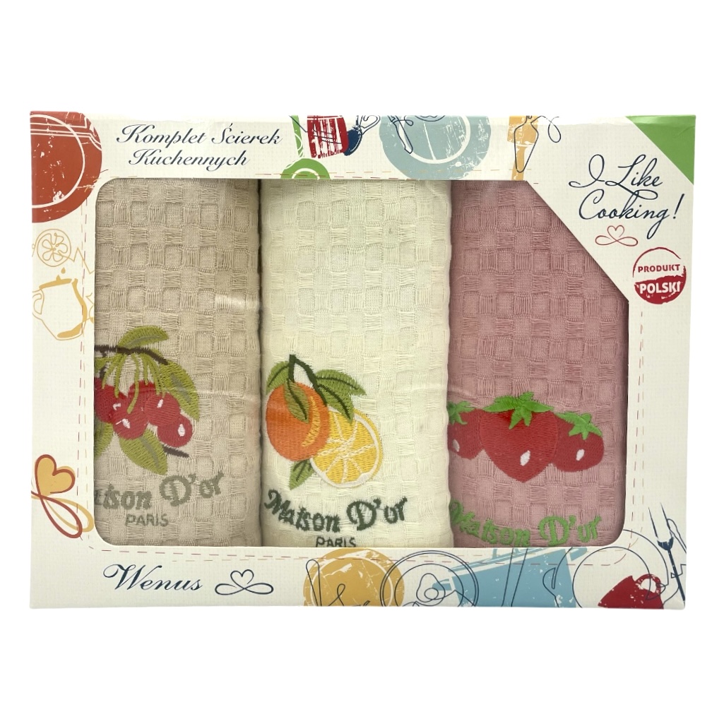 Komplet_sciereczek_kuchennych_3_szt._100%_bawelny_Owoce