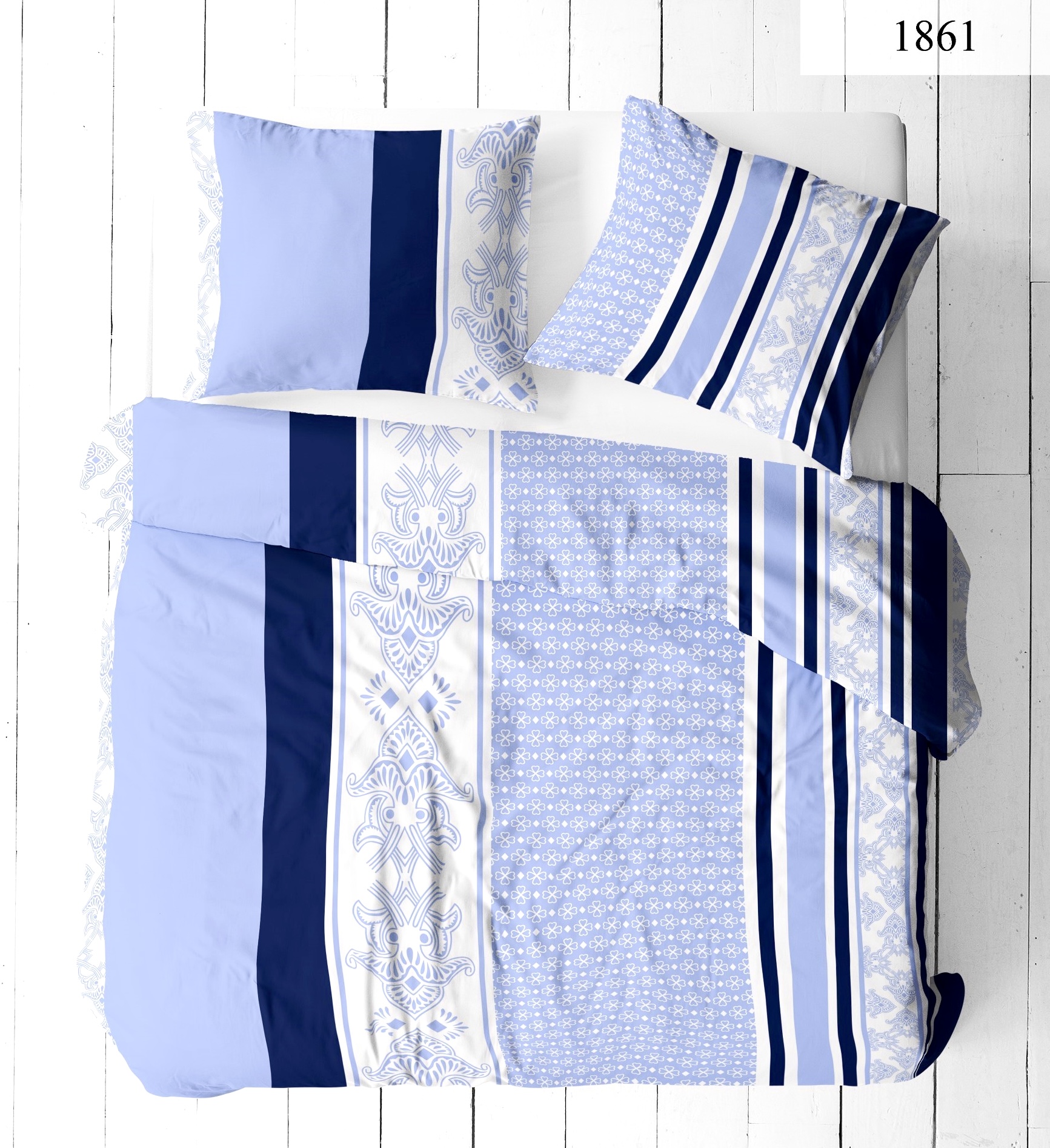 Komplet_poscieli_kora_premium_100%_bawelny_200x220cm_blekitno-granatowy