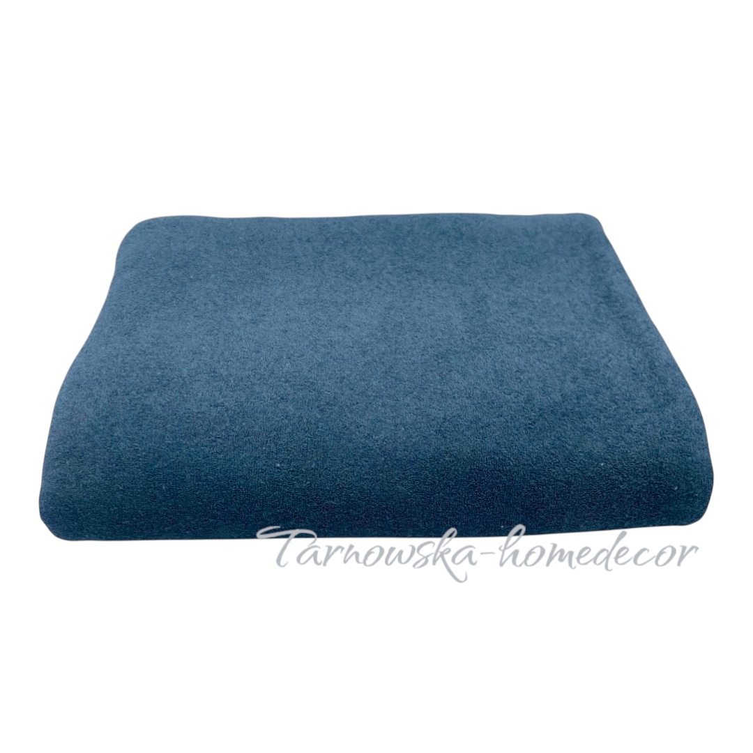 Przescieradlo_frotte_bez_gumki_tradycyjne_grube_popielaty_granat_160x200cm