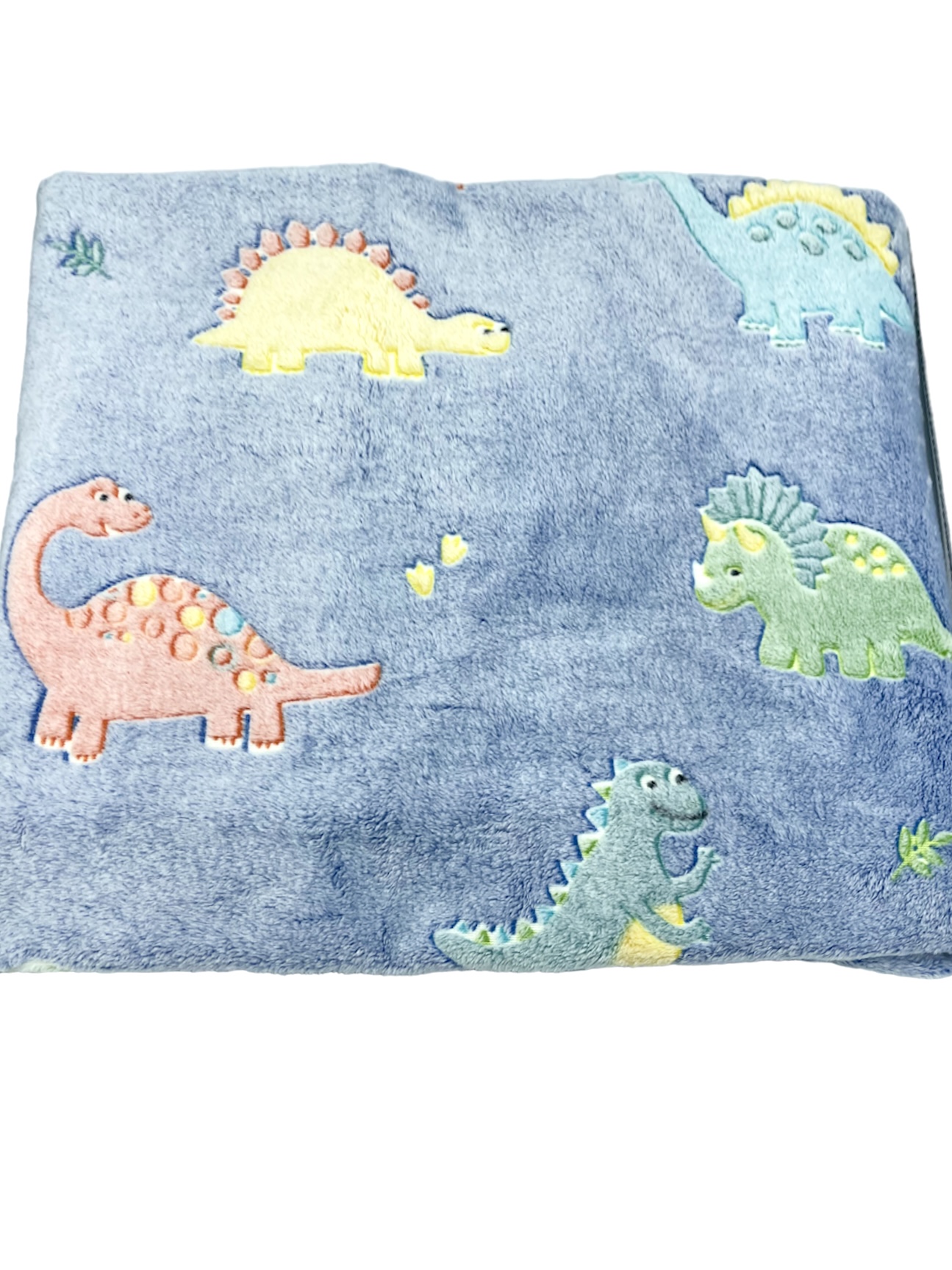 Kocyk_plusz_Dinozaury_kolorowe_swiecacy_w_ciemnosci